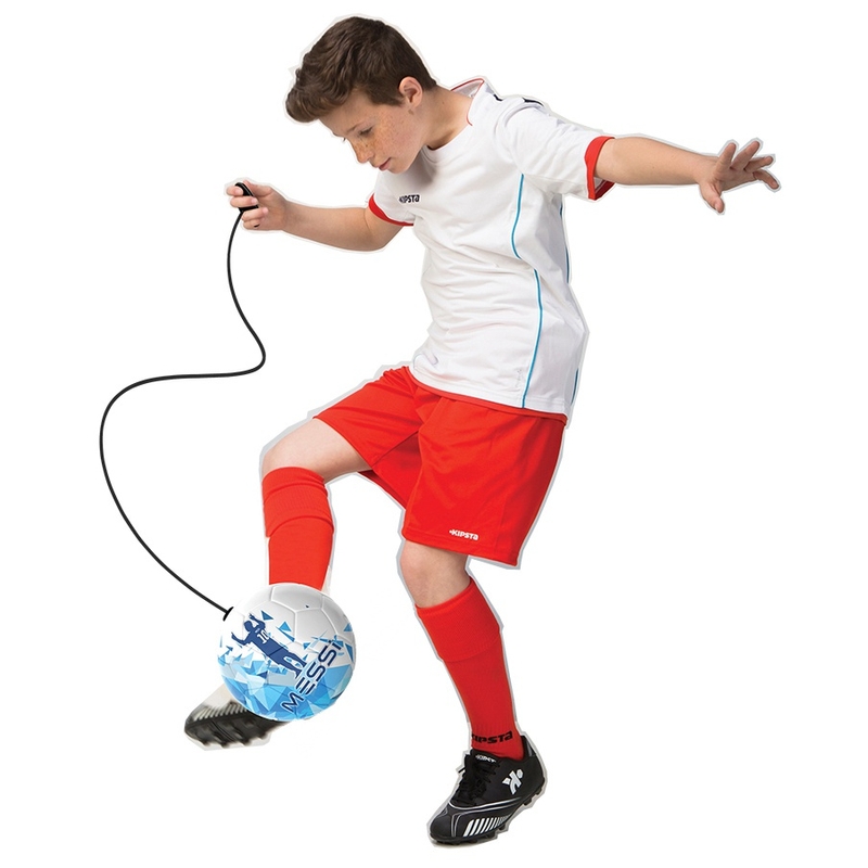 Lionel Messi Voetbal Never Give Up Pro Trainingsbal met Koord Maat 2 assorti