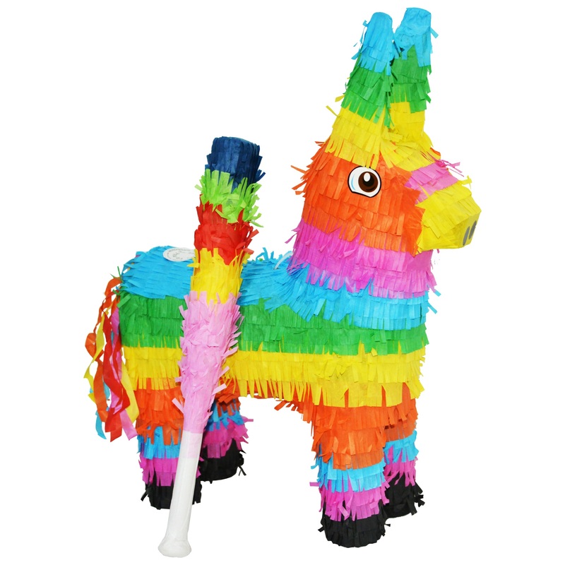 Piñata Âne avec Bâton