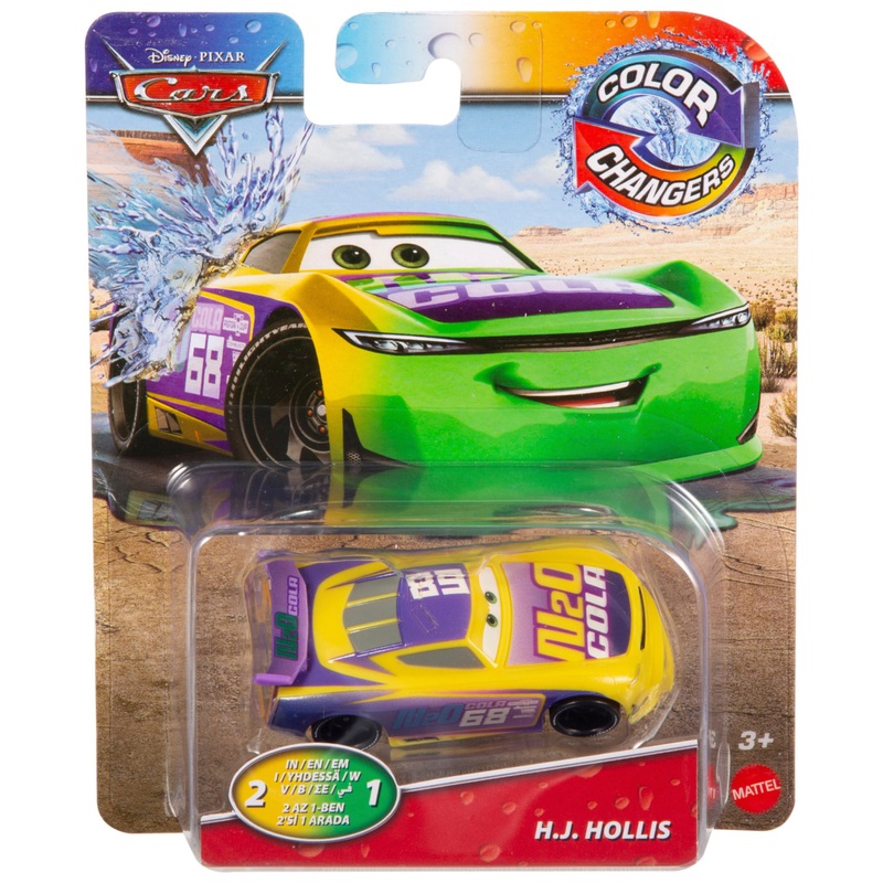 Disney Pixar - Cars Véhicule 1/55 HJ Hollis Changeant de Couleur