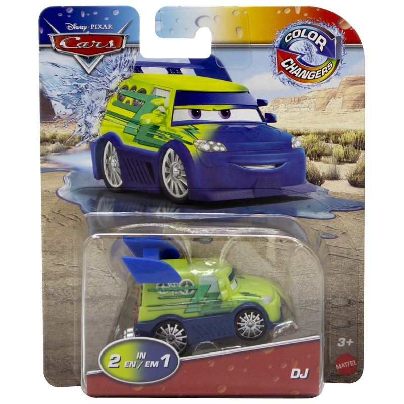 Disney Pixar - Cars Véhicule 1/55 DJ Changeant de Couleur