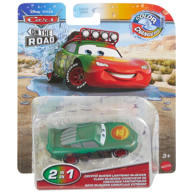 Disney Pixar - Cars Véhicule 1/55 McQueen Cryptid Changeant de Couleur