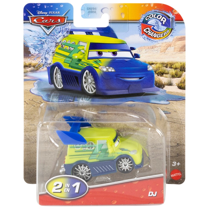 Disney Pixar - Cars Véhicule 1/55 DJ Changeant de Couleur
