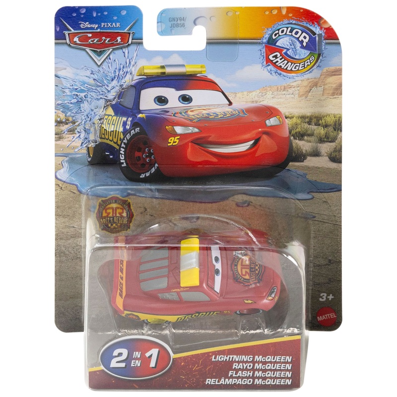 Disney Pixar Cars Colour Changers Auto Rescue Lightning McQueen met Kleurverandering 1:55