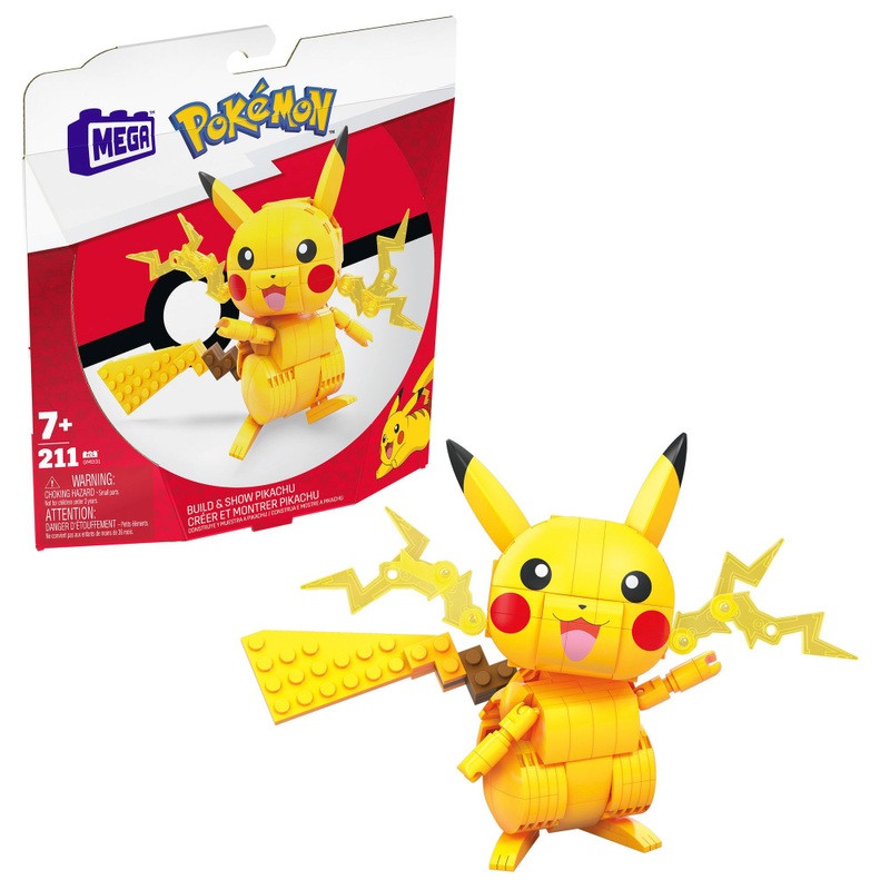 Mega Construx Pokemon Pikachu 211 Pieces