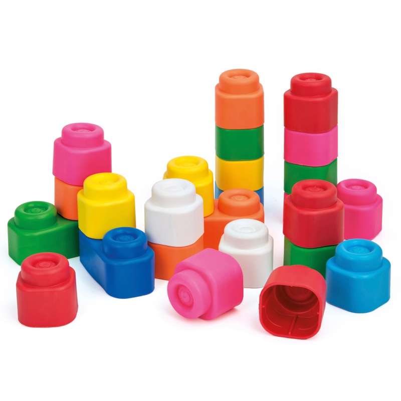 Clementoni - Soft Clemmy Blocs en Plastique 32 Pièces