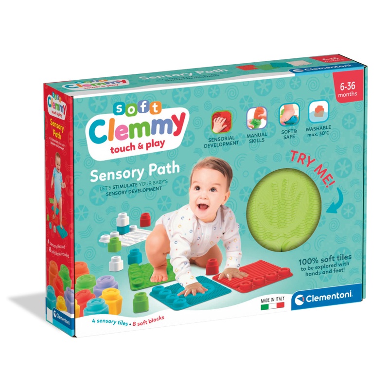 Clementoni - Soft Clemmy Tapis d'Eveil Sensoriel