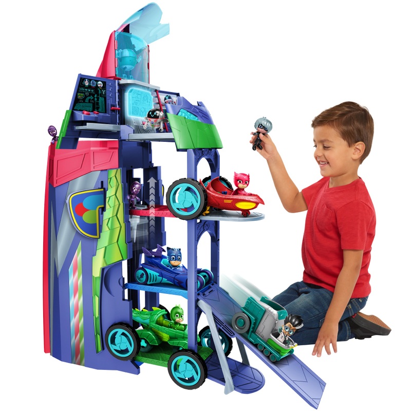 Pyjamasques - Quartier Général Transformable Véhicule 2-en-1
