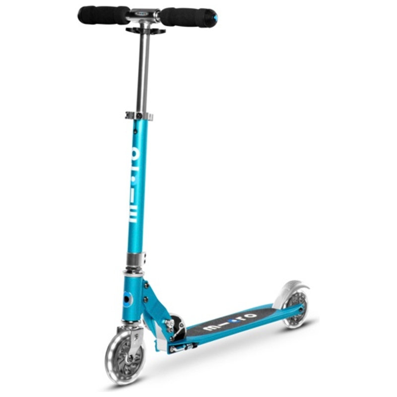 Micro SpriteStep met LED Wielen blauw