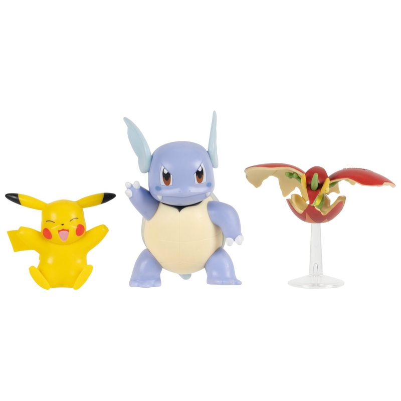 Pokémon Figuren Battle Figure 3er-Pack Drapfel Pikachu Schillok