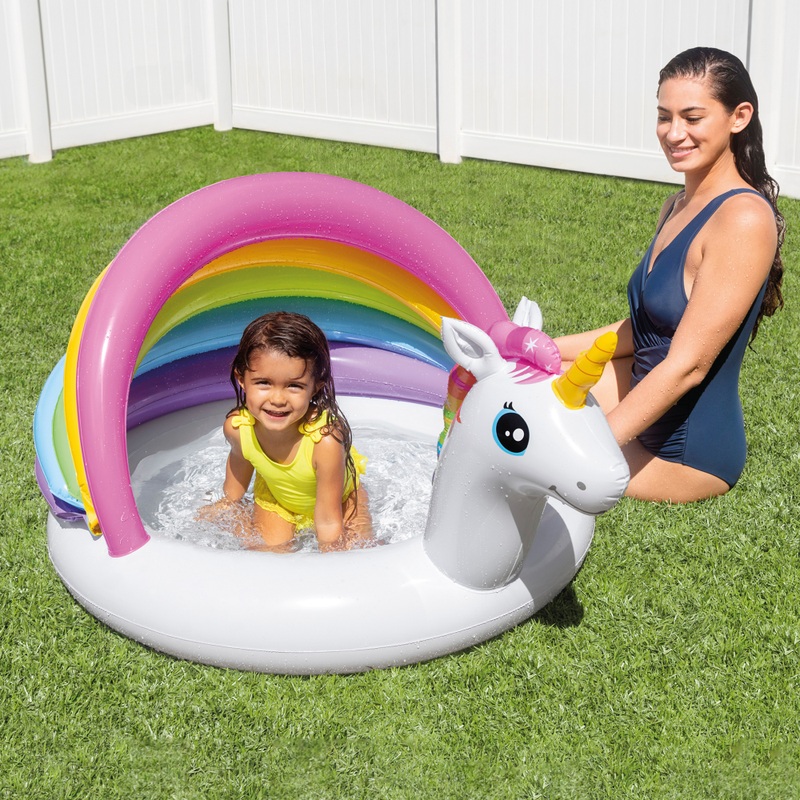 Intex - Piscine Licorne pour Bébé 1,27 m