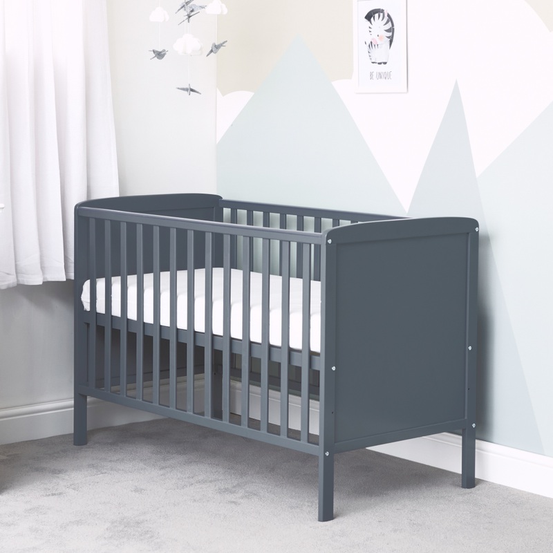 Baby Elegance Elle Cot Grey Smyths Toys UK