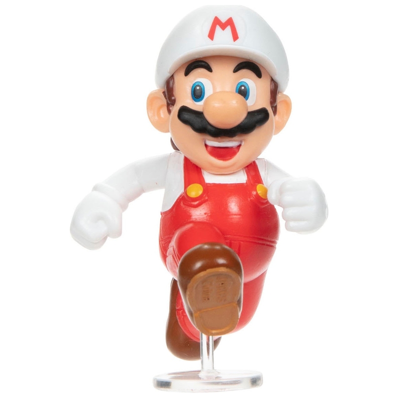 Nintendo Super Mario Action Figure Fire Running Mario 6cm