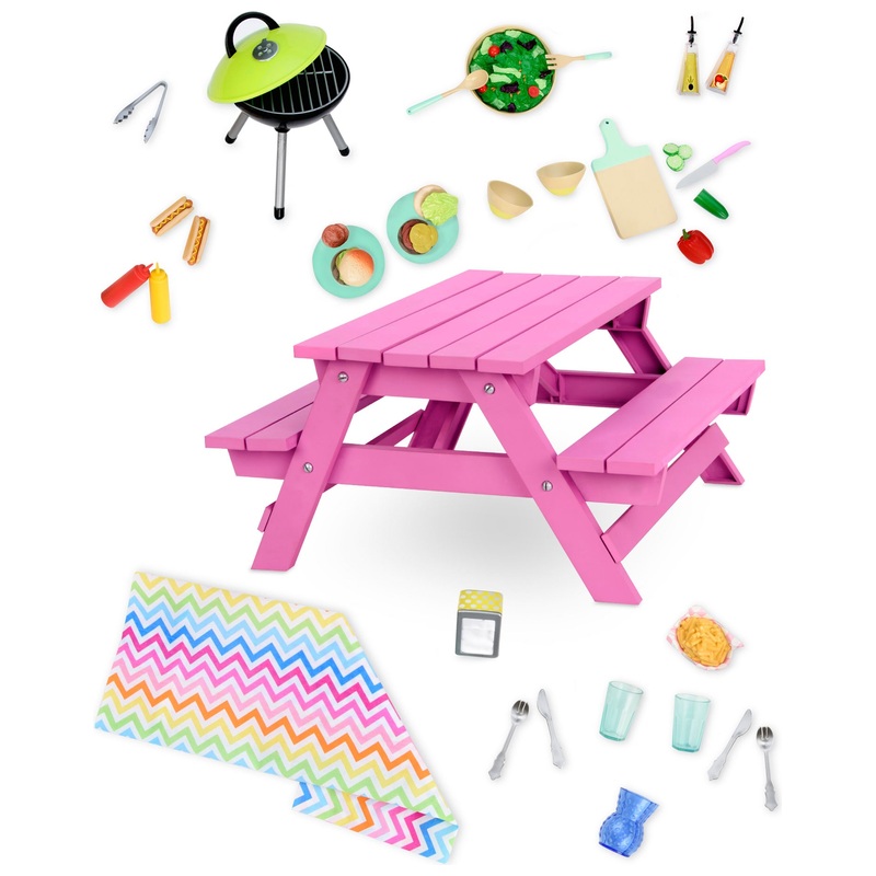 Our Generation - Table de Pique-Nique avec Accessoires