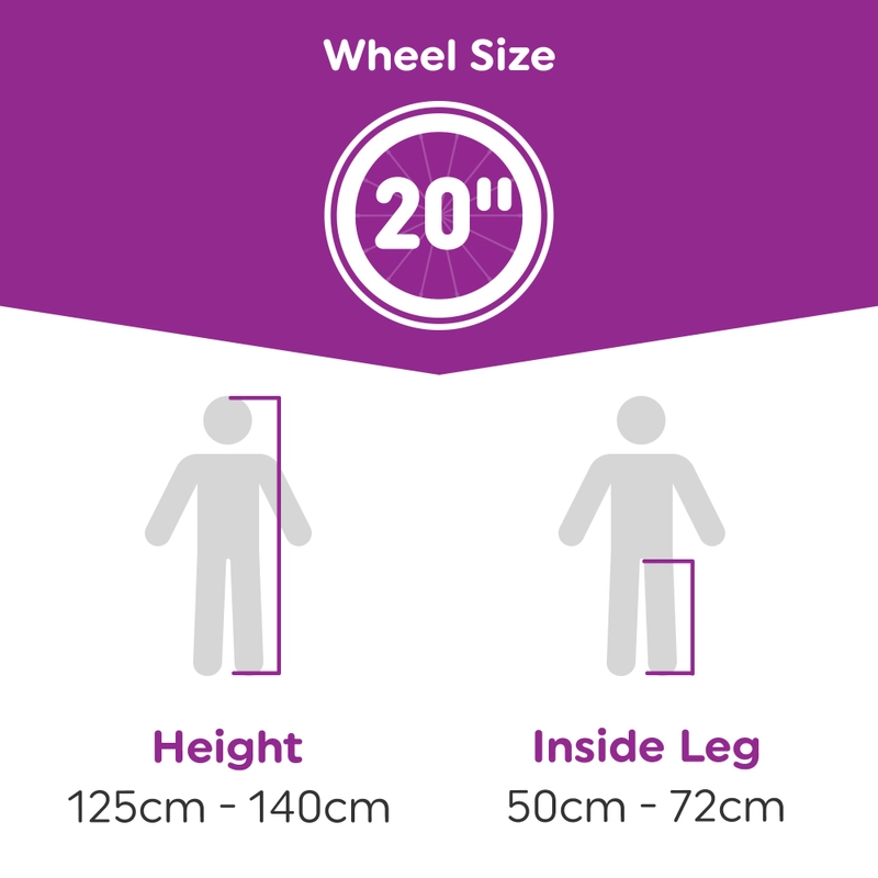 kids purple bicycle 20 inch UK