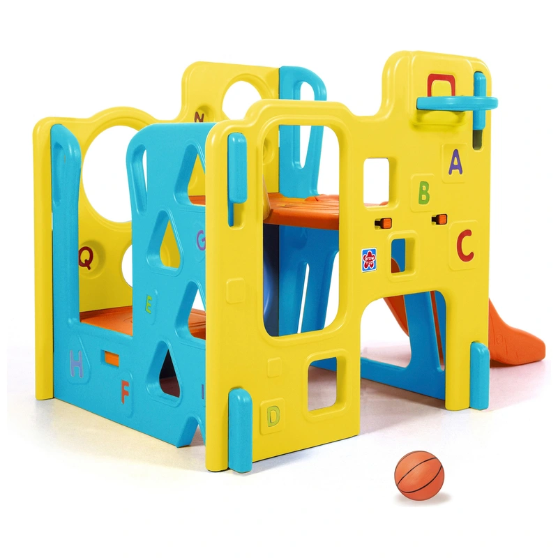 Durable kids outdoor play gym features