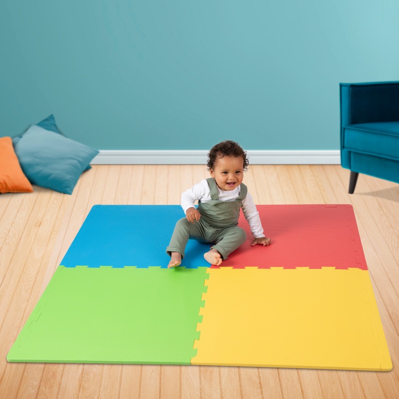 Play Factory - Tapis de Jeu en Mousse Multicouleur
