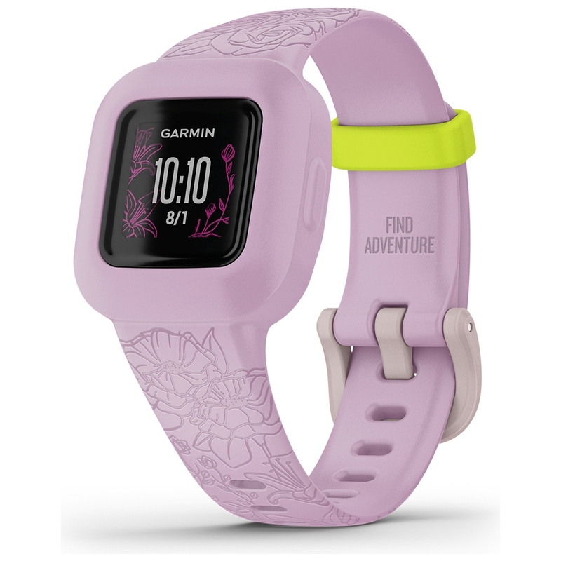 Garmin vívofit Fitness Tracker for Kids Lilac Floral