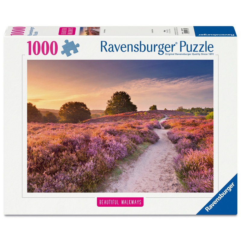 Ravensburger Puzzel Droompad in Roze 1000 Stukjes