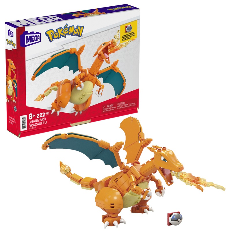 Mega Construx - Pokémon Dracaufeu 10 cm