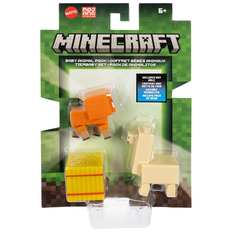 Minecraft - Coffret Figurines Bébés Animaux 8 cm