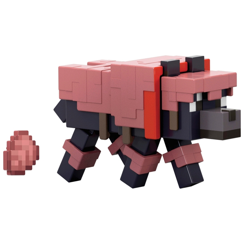 Minecraft Action Figure Armoured Wolf 8cm