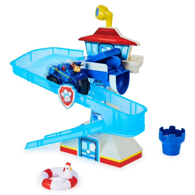 PAW Patrol Bath Toys Adventure Bay Playset in tub UK