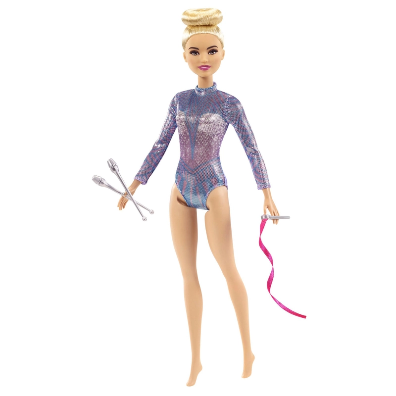 Barbie Careers Rhythmic Gymnast Doll with ribbon