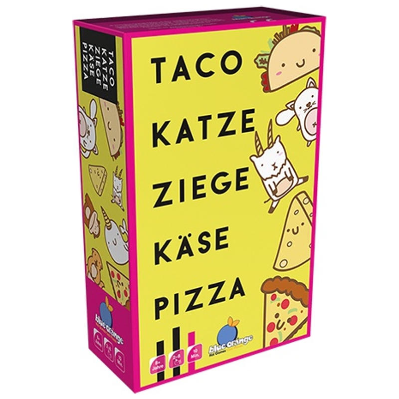 Blue Orange – Taco Katze Ziegenkäse Pizza – Kartenspiel Für 2-8 Spieler Ab 8 Jahren, Schnelles Reaktionsspiel Blue Orange – Taco Katze Ziegenkäse Pizza – Kartenspiel Für 2-8 Spieler Ab 8 Jahren, Schnelles Reaktionsspiel