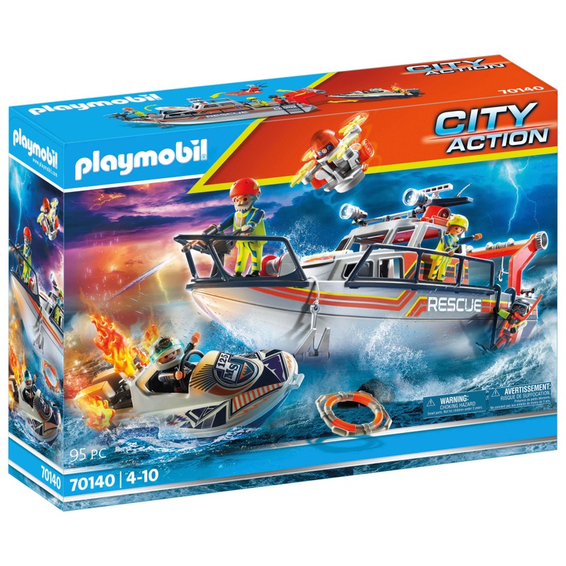 Playmobil - Action Heroes 70140 Bateau Sauveteur des Mers