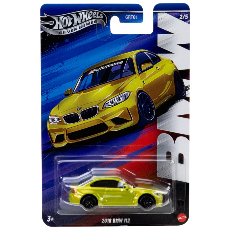 Hot Wheels - Mustang et BMW Series 1/64 Véhicule Célébration - Modèle Aléatoire