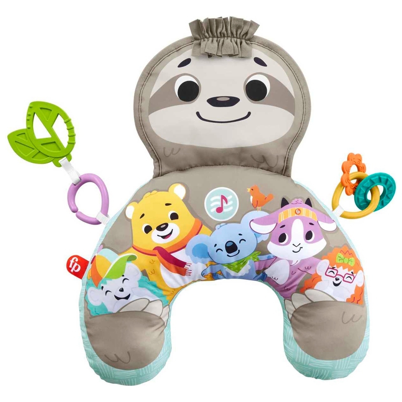 Fisher-Price Luiaard Buikligtrainer met Trillingen en Muziek