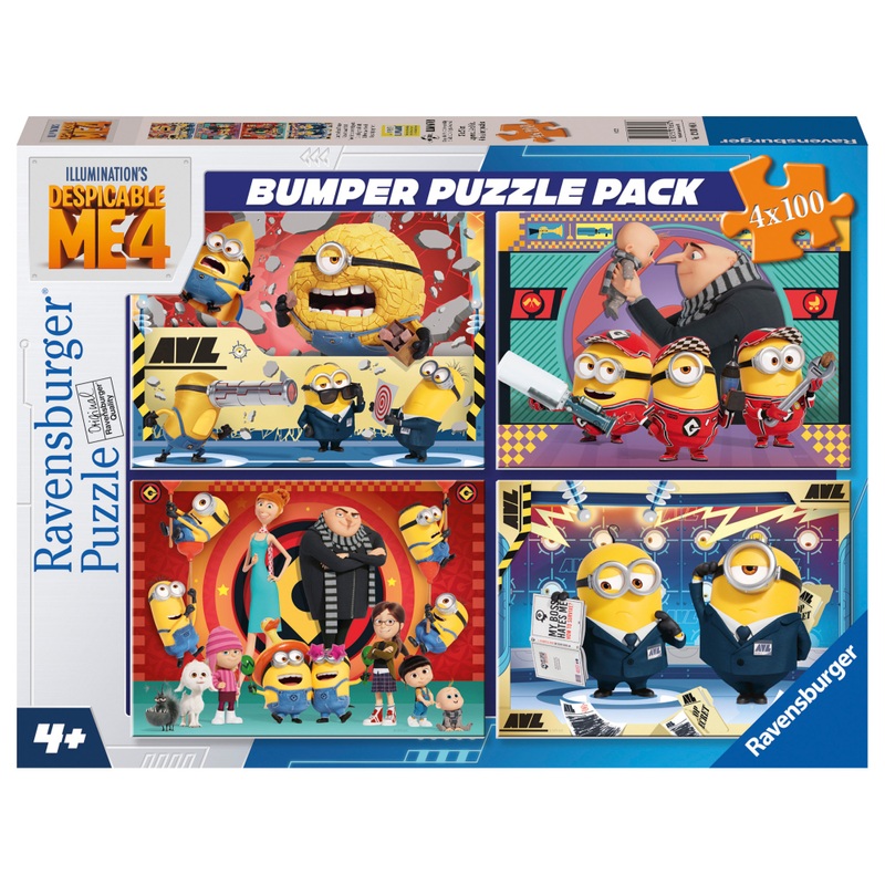 Ravensburger Minions The Rise of Gru Jigsaw Puzzles Bumper Pack