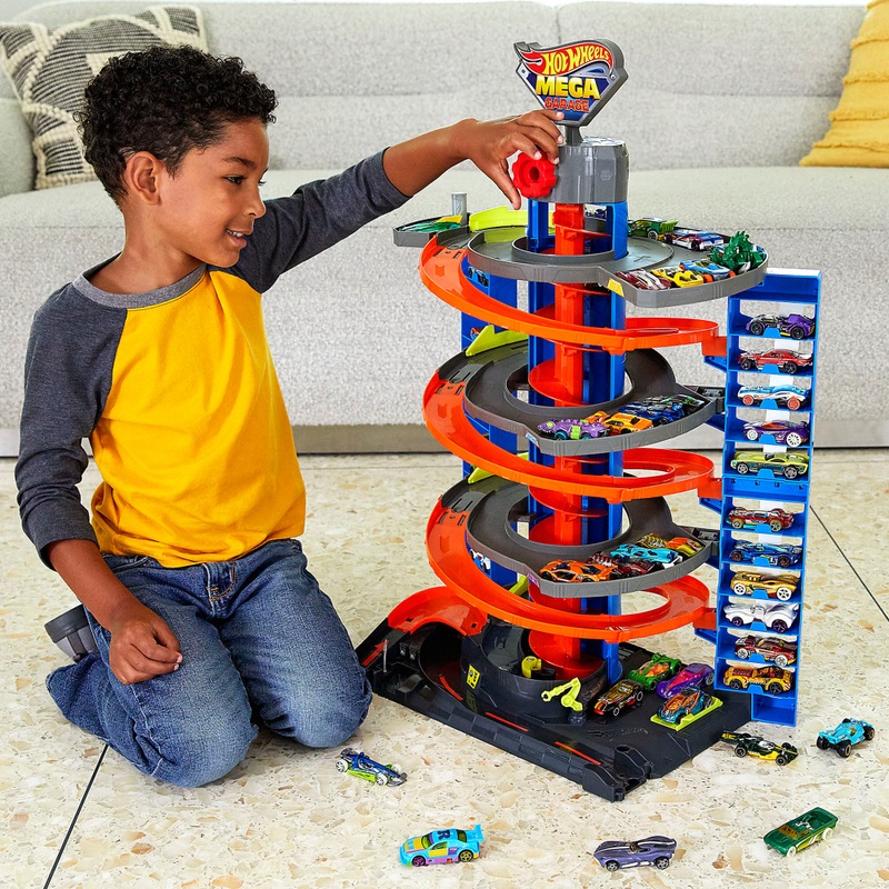 Mega garage hot wheels mattel online