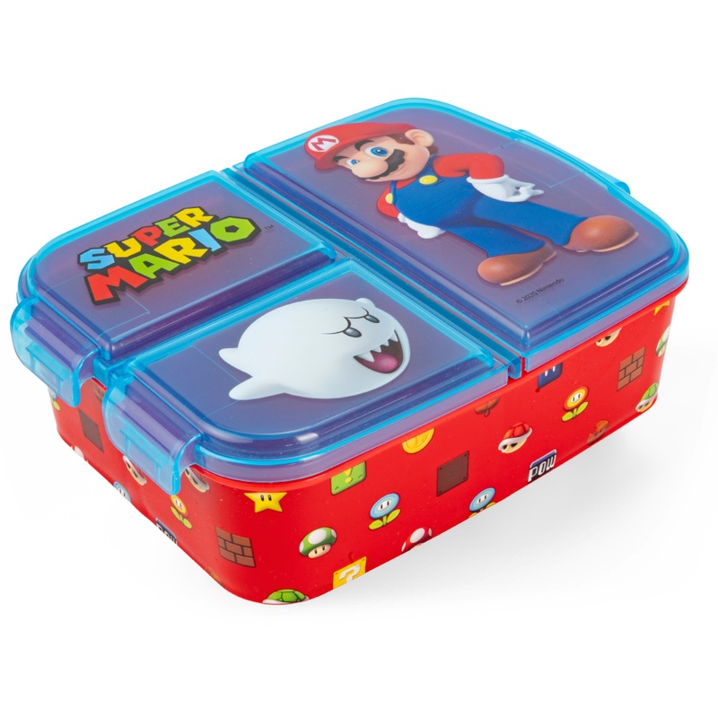 Super Mario Brotdose mit 3 Fächern
