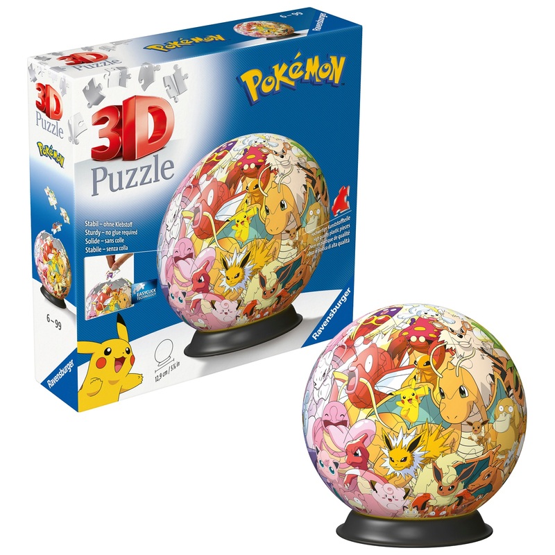 Pokémon - Puzzle 3D Ball 72 Pièces