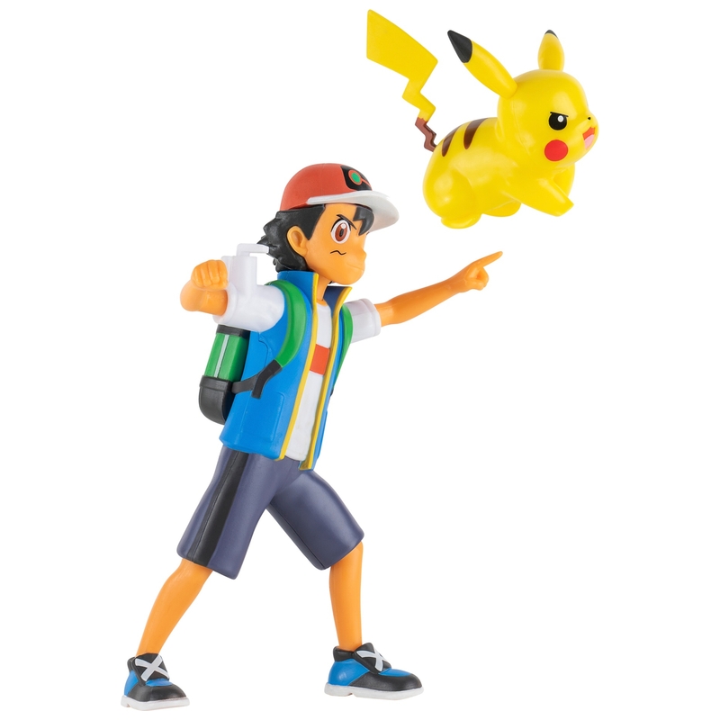 Pokémon Battle Feature Figuren Pikachu en Ash