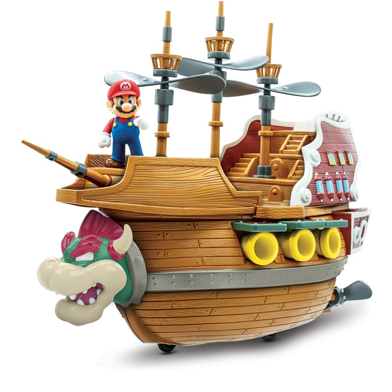 Nintendo Super Mario Playset Bowser's Airship Deluxe | Smyths Toys UK