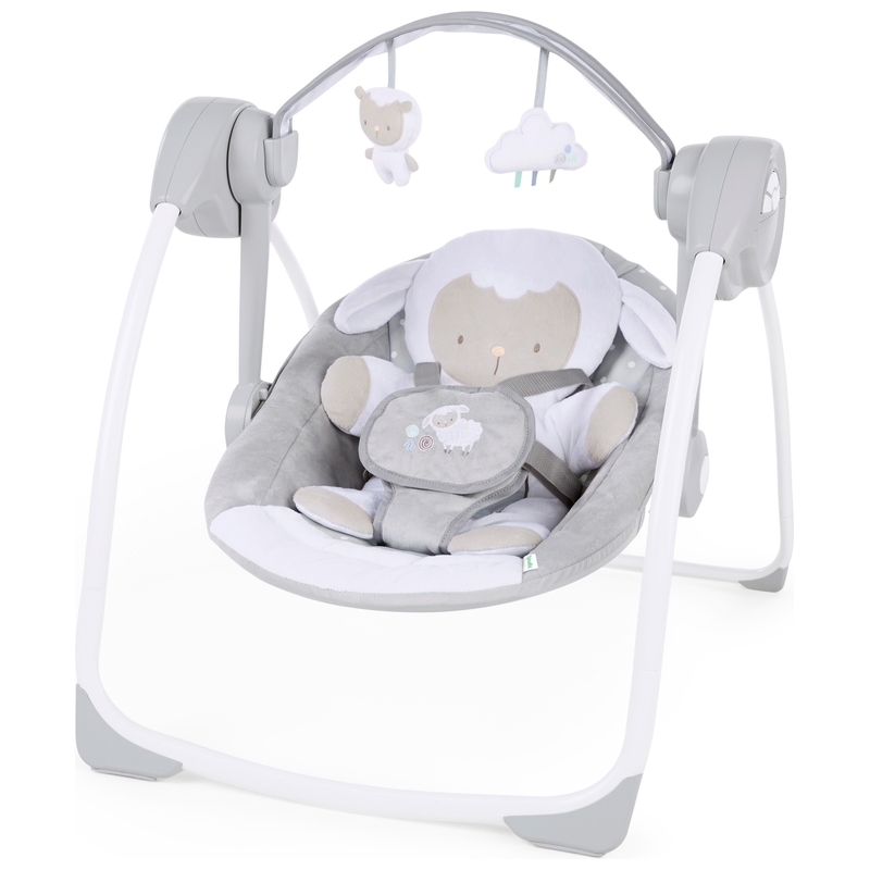 Ingenuity Draagbare Baby Swing Cuddle Lamb