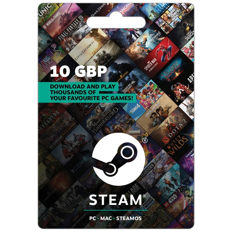 Steam £10 Gift Card