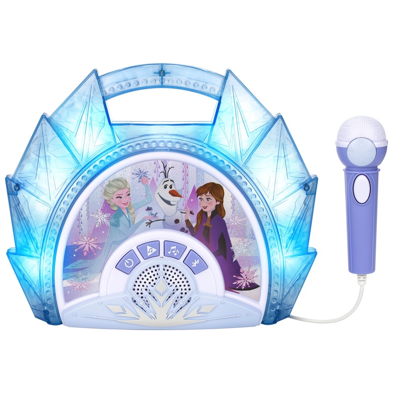 a.　Disney Sing Alongセット Disney Frozen Sing-Along Boombox with Microphone | Smyths Toys UK