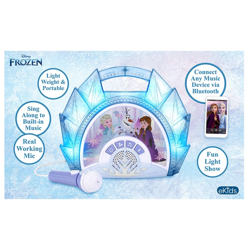 Disney Frozen Boombox controls and microphone UK