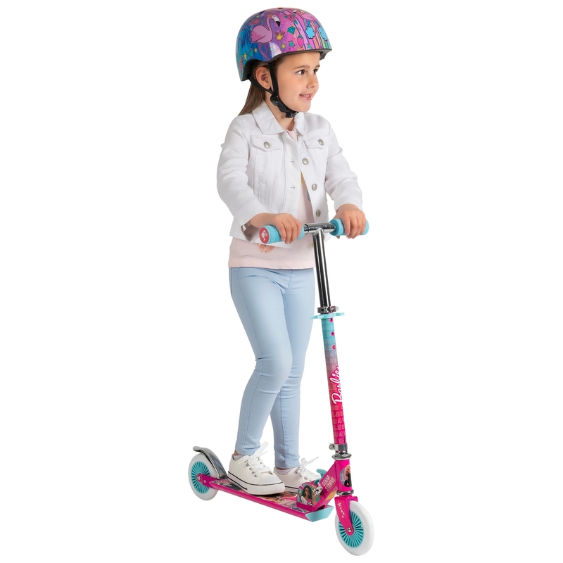 Barbie Opvouwbare Inline Step roze