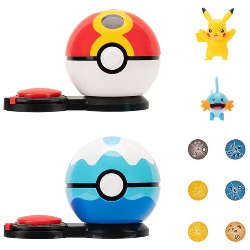 Pokémon Surprise Attack Game Pikachu en Mudkip Set