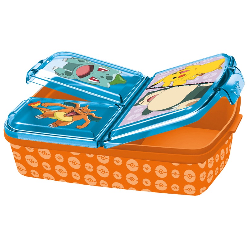 Pokémon Brotdose mit 3 Fächern