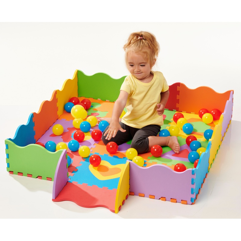 Big Steps Ballenbak van Schuimrubber meerkleurig