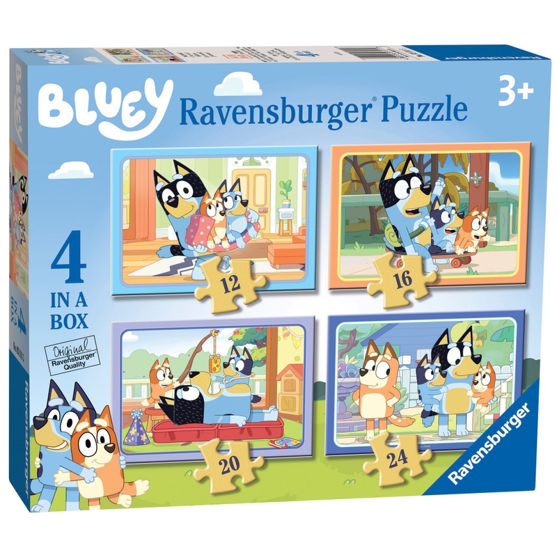 Ravensburger Puzzel Bluey Set van 4