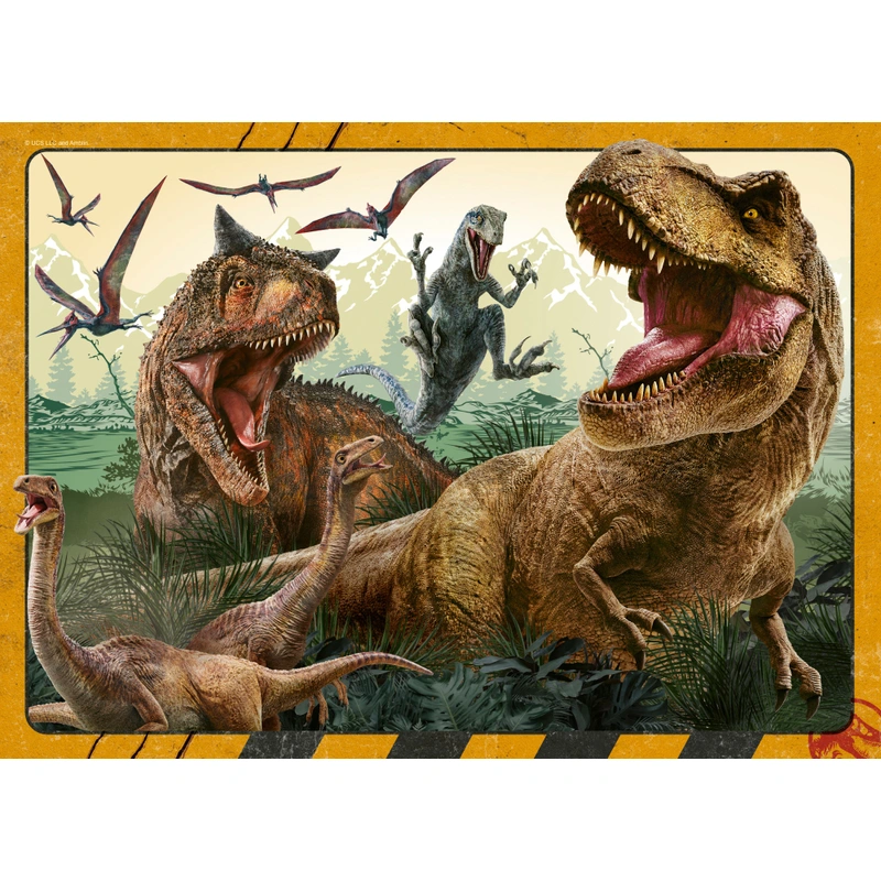 High-quality dinosaur jigsaw pieces for children UK