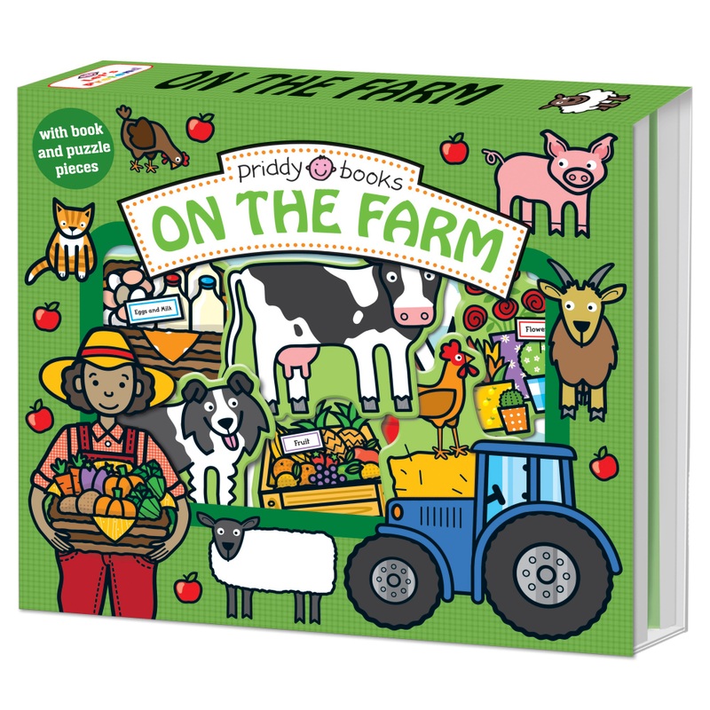 Let's Pretend On The Farm by Roger Priddy Interactive Puzzle Board Book