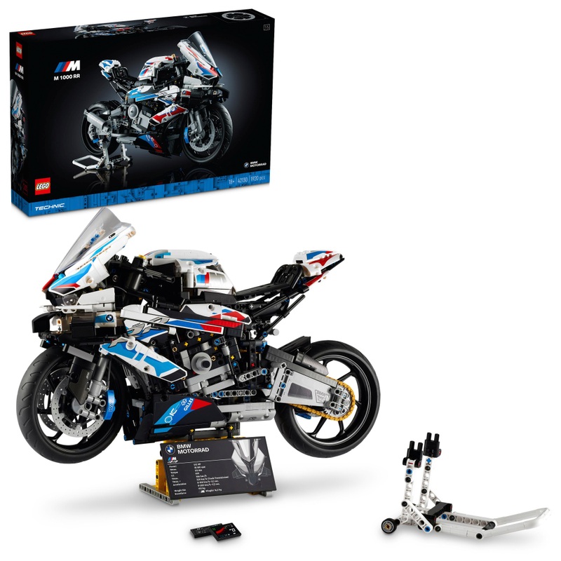 LEGO Technic 42130 BMW M 1000 RR Motorcycle Model Set for Adults
