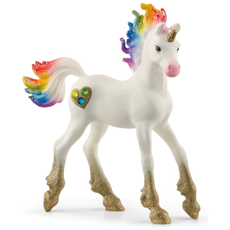 Schleich - Bayala 70727 Figurine Licorne Arc-en-Ciel Poulain